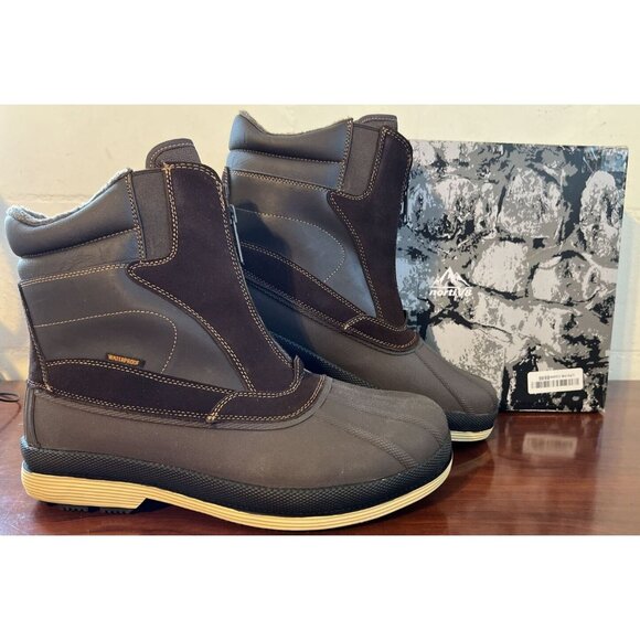 Nortiv 8 Other - Nortiv 8 Thinsulate 170410-W Brown Insulated Waterproof Snow Boots Mens Sz 14